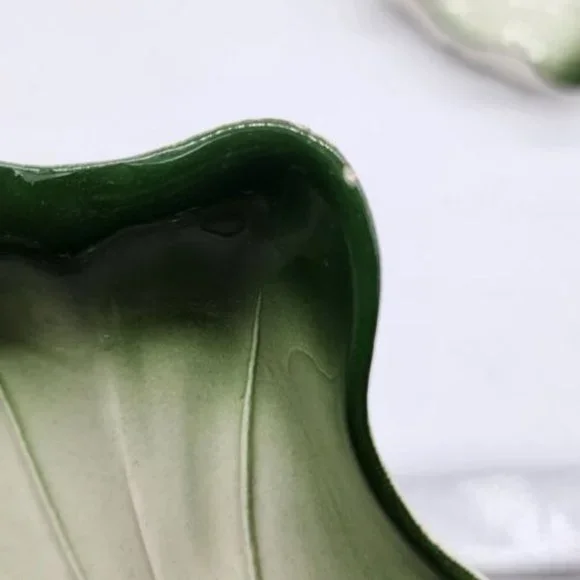 Vintage Valley Vista California Pottery - 600 - Set of 3 Lettuce Leaf Bowls - Picture 5 of 5